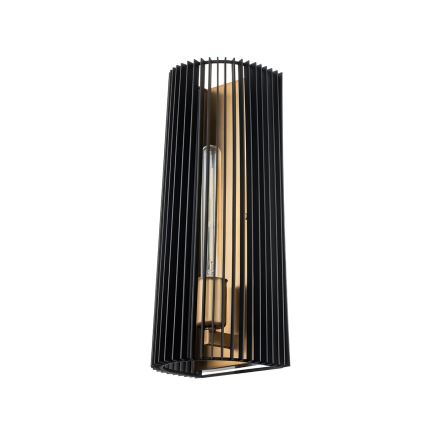 Quintiesse - Applique murale LINARA 1xE27/60W/230V noir/doré