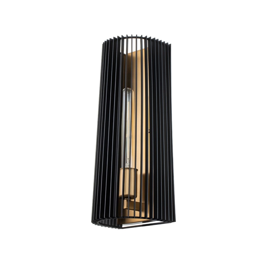 Quintiesse - Applique murale LINARA 1xE27/60W/230V noir/doré