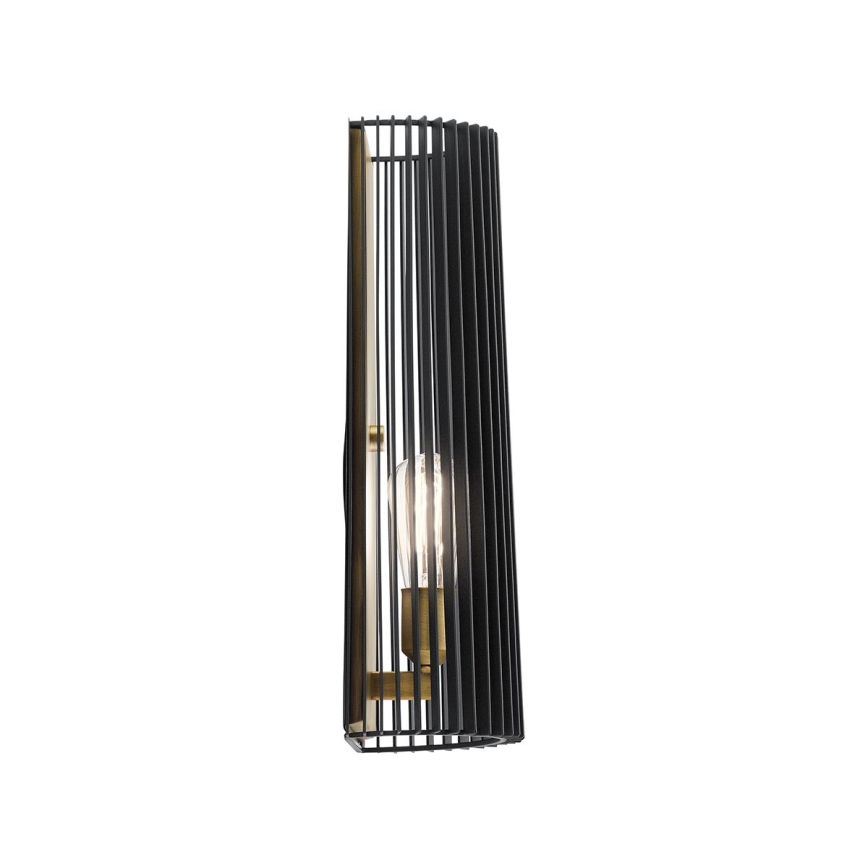 Quintiesse - Applique murale LINARA 1xE27/60W/230V noir/doré