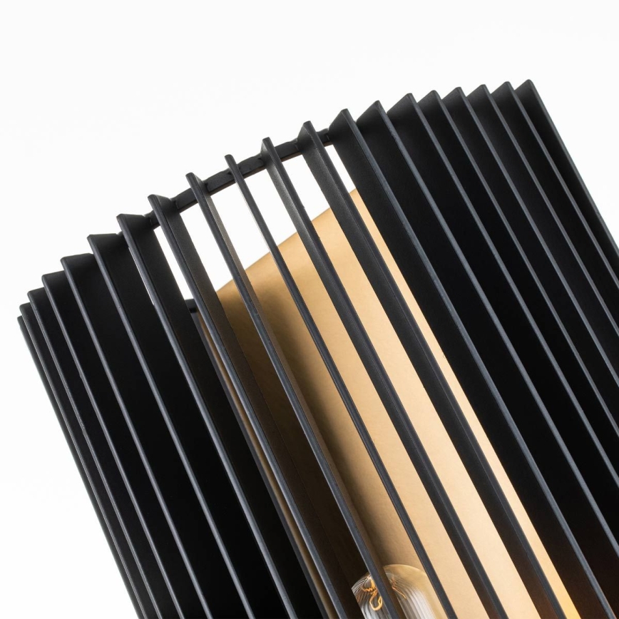 Quintiesse - Wandlamp LINARA 1xE27/60W/230V zwart/goud