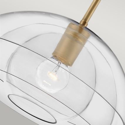 Quintiesse - Suspension sur tige LOTUS 1xE27/60W/230V Ø 40,7 cm doré