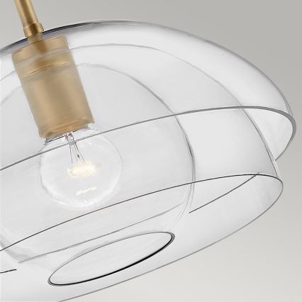 Quintiesse - Suspension sur tige LOTUS 1xE27/60W/230V Ø 40,7 cm doré