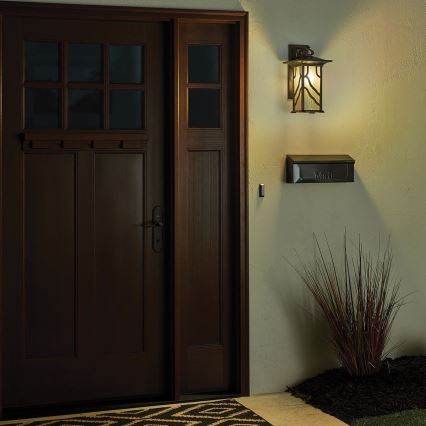 Quintiesse - Applique murale d'extérieur MORRIS L 1xE27/60W/230V IP44 bronze