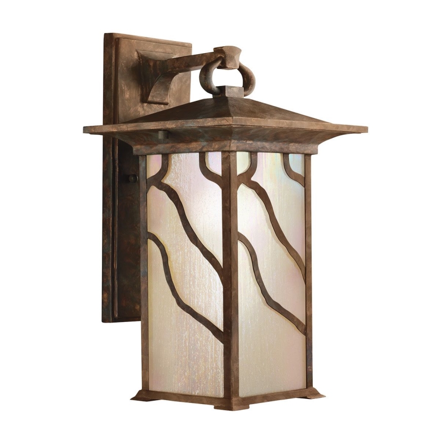 Quintiesse - Buitenwandlamp MORRIS L 1xE27/60W/230V IP44 bronskleurig