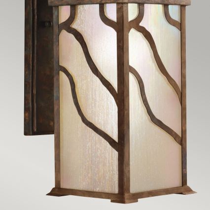 Quintiesse - Buitenwandlamp MORRIS L 1xE27/60W/230V IP44 bronskleurig