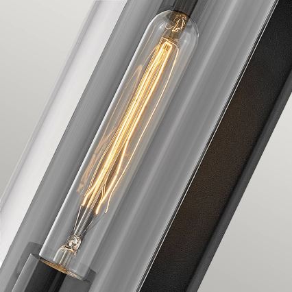 Quintiesse - Applique murale extérieure PEARSON M 1xE27/60W/230V IP44 noire