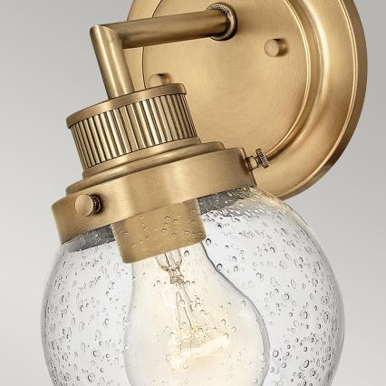 Quintiesse - POPPY wandlamp voor de badkamer 1xE27/60W/230V IP44 goud