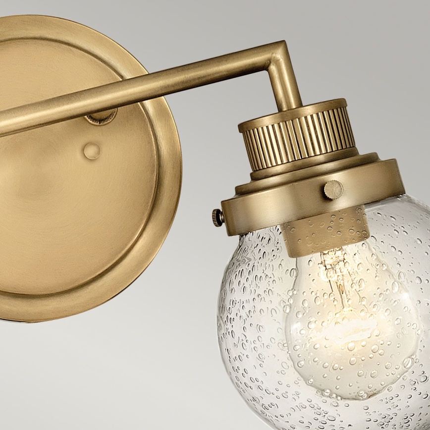 Quintiesse - Applique murale de salle de bains POPPY 2xE27/60W/230V IP44 dorée