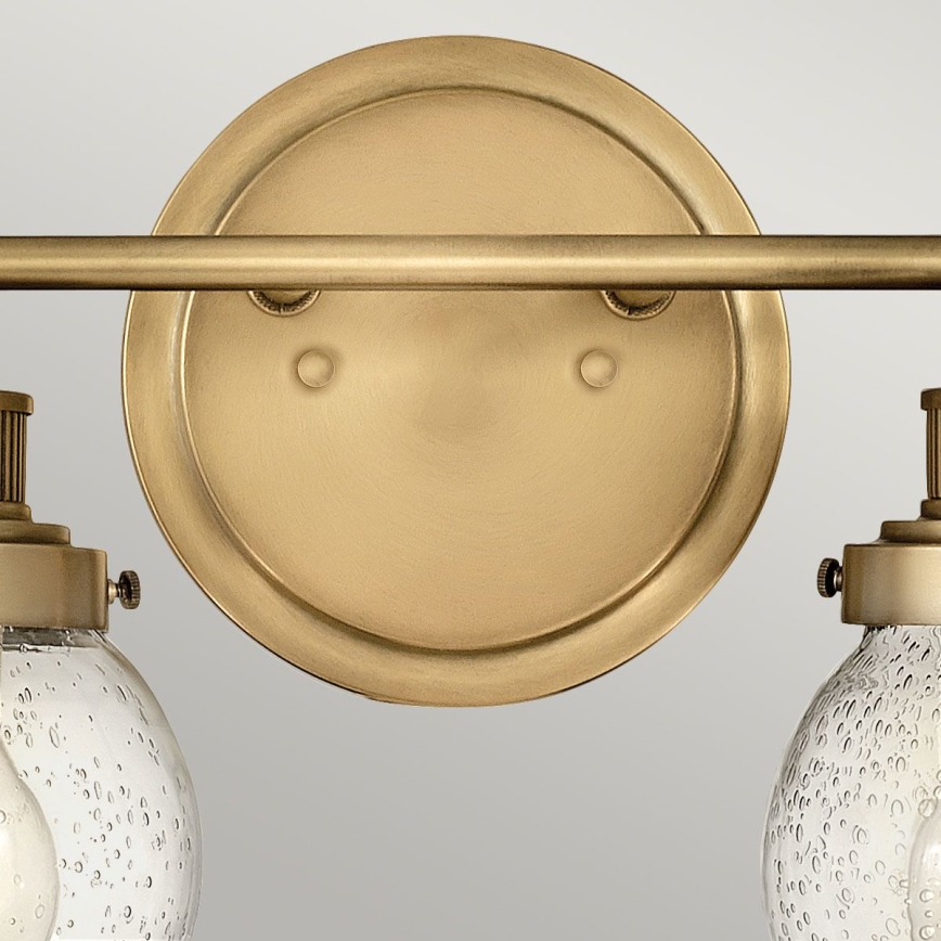 Quintiesse - Badkamerwandlamp POPPY 2xE27/60W/230V IP44 goud