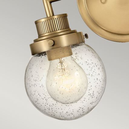 Quintiesse - Badkamerwandlamp POPPY 2xE27/60W/230V IP44 goud