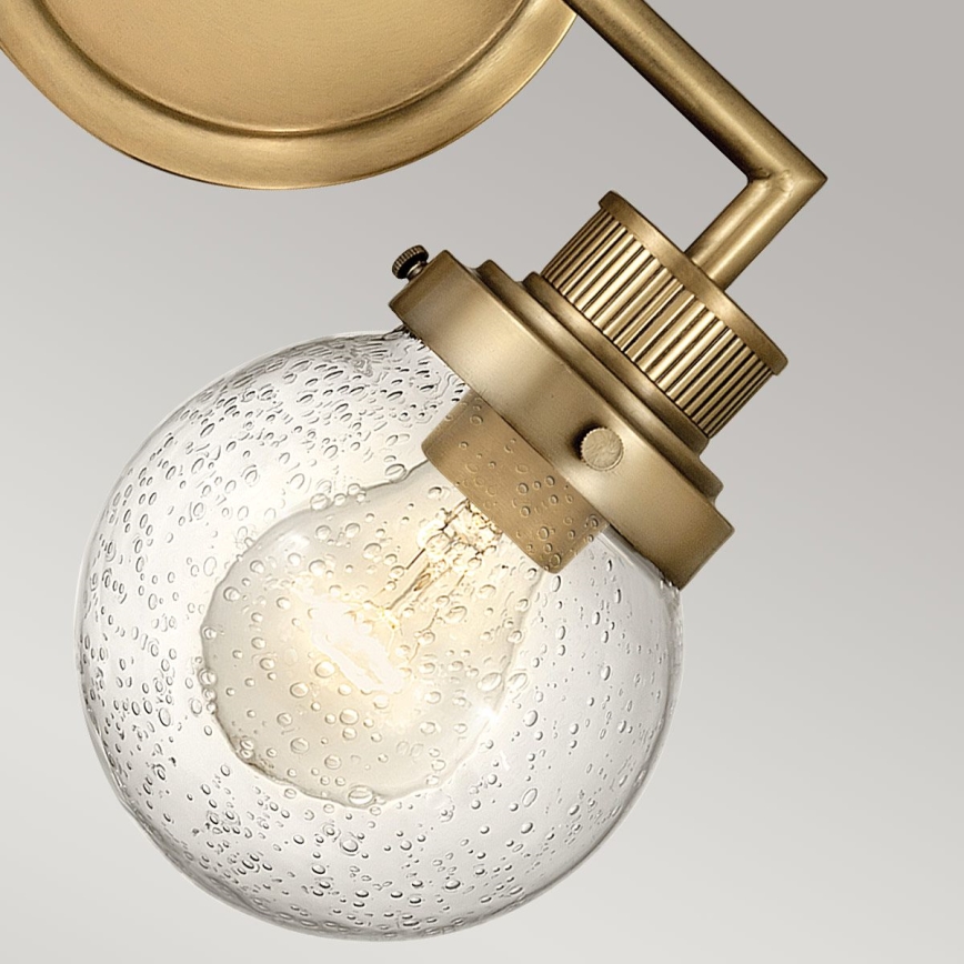 Quintiesse - Badkamerwandlamp POPPY 2xE27/60W/230V IP44 goud