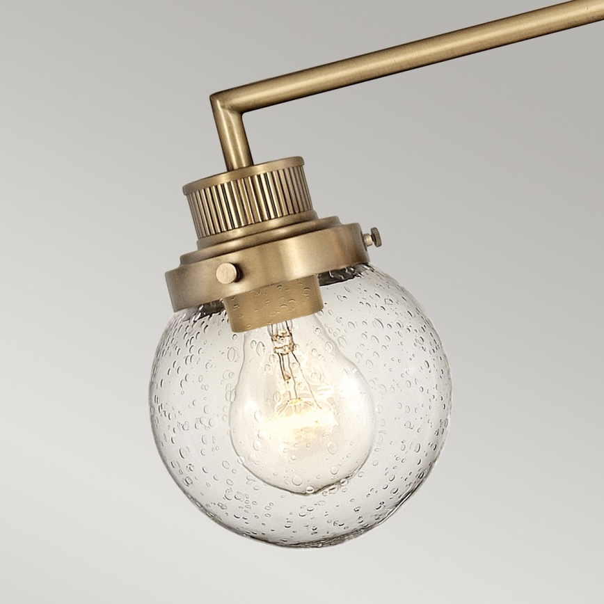 Quintiesse - Badkamerwandlamp POPPY 3xE27/60W/230V IP44 goudkleurig