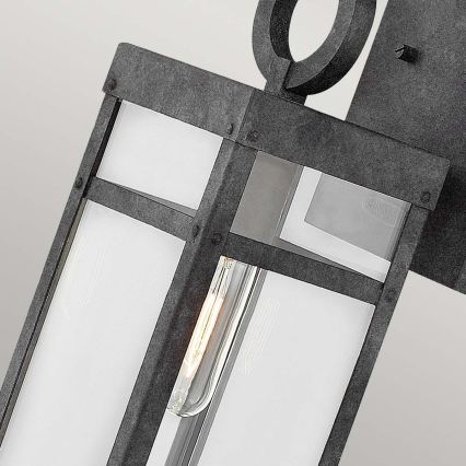 Quintiesse - Applique murale d'extérieur PORTER M 1xE27/60W/230V IP44 noire