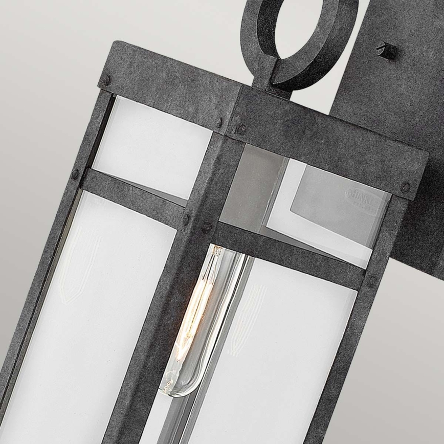 Quintiesse - Applique murale d'extérieur PORTER M 1xE27/60W/230V IP44 noire
