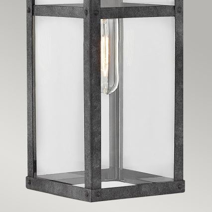 Quintiesse - Applique murale d'extérieur PORTER M 1xE27/60W/230V IP44 noire