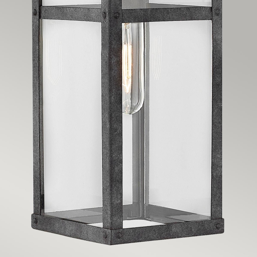 Quintiesse - Buitenwandlamp PORTER M 1xE27/60W/230V IP44 zwart
