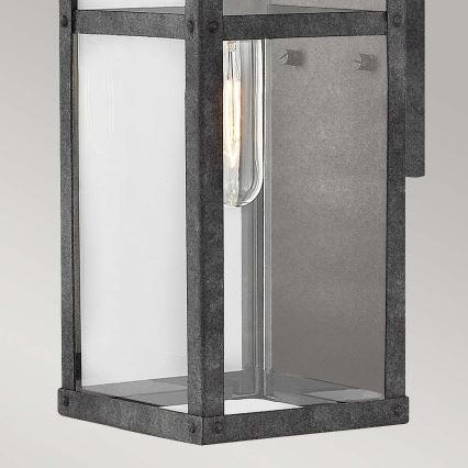 Quintiesse - Applique murale d'extérieur PORTER S 1xE27/60W/230V IP44 noire