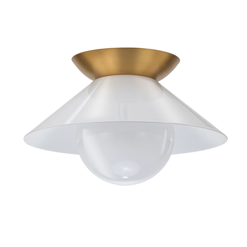 Quintiesse - Plafonnier SAUCER 1xE27/40W/230V Ø 36,6 cm doré