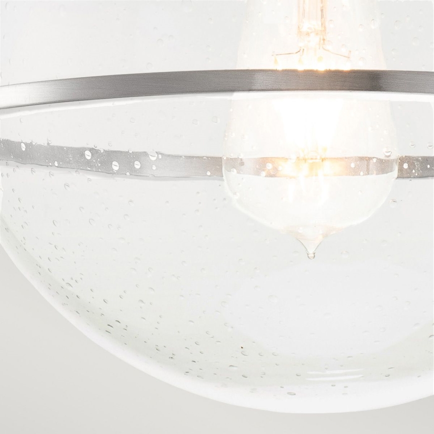 Quintiesse - Plafondlamp SOMERSET 1xE27/60W/230V Ø 28,2 cm mat chroom