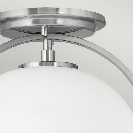 Quintiesse - Plafondlamp SOMERSET 1xE27/60W/230V Ø 28,2 cm mat chroom