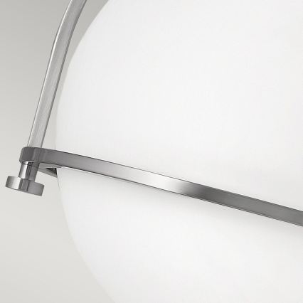 Quintiesse - Plafondlamp SOMERSET 1xE27/60W/230V Ø 28,2 cm mat chroom