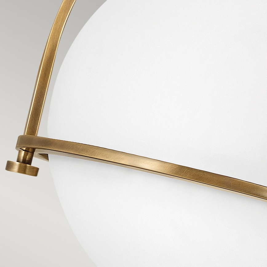 Quintiesse - Plafondlamp SOMERSET 1xE27/60W/230V Ø 28,2 cm goud