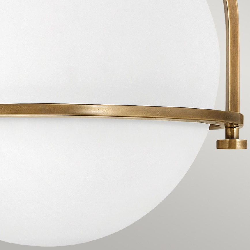 Quintiesse - Plafondlamp SOMERSET 1xE27/60W/230V Ø 28,2 cm goud