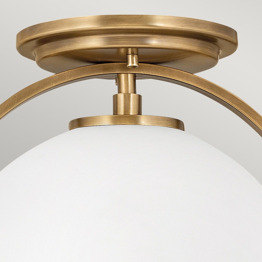 Quintiesse - Plafonnier SOMERSET 1xE27/60W/230V Ø 28,2 cm doré