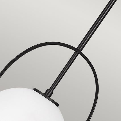 Quintiesse - Lustre sur tige SOMERSET 1xE27/60W/230V diam. 28,9 cm noir