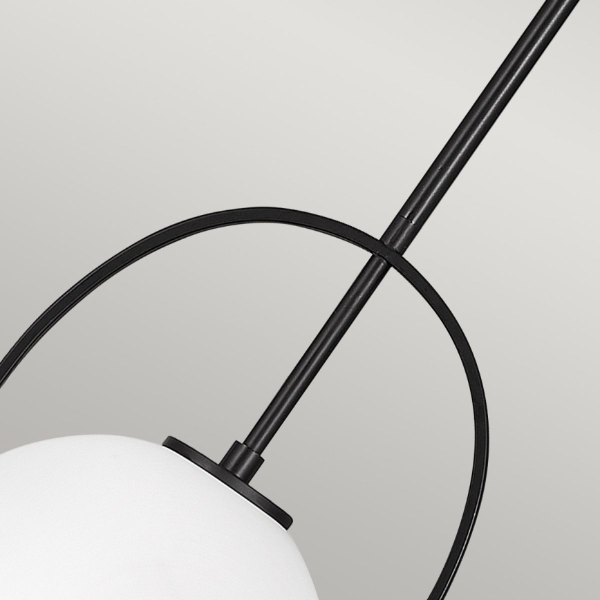 Quintiesse - Lustre sur tige SOMERSET 1xE27/60W/230V diam. 28,9 cm noir