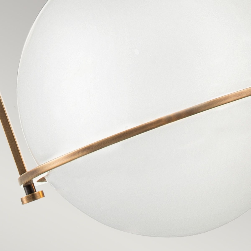 Quintiesse - Hanglamp met stang SOMERSET 1xE27/60W/230V Ø 28,9 cm brons