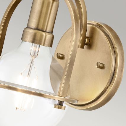 Quintiesse - Wandlamp SOMERSET 1xE27/60W/230V goudkleurig