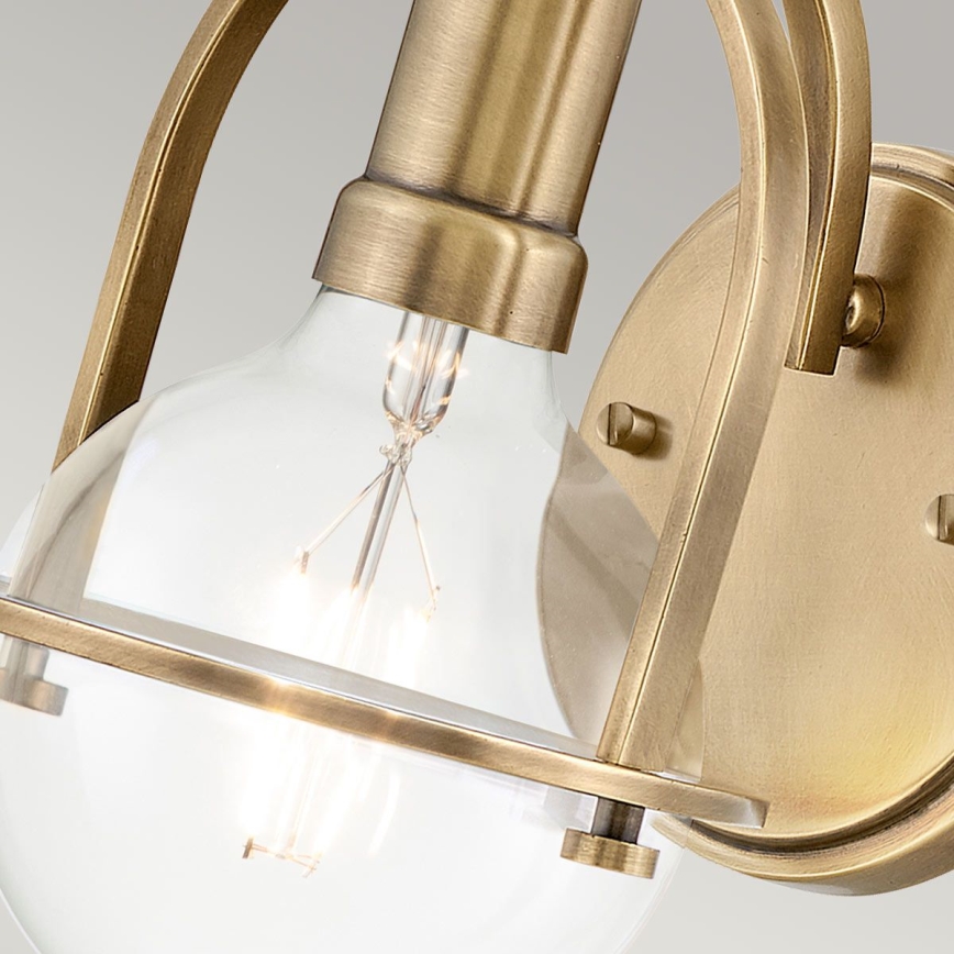 Quintiesse - Wandlamp SOMERSET 1xE27/60W/230V goudkleurig