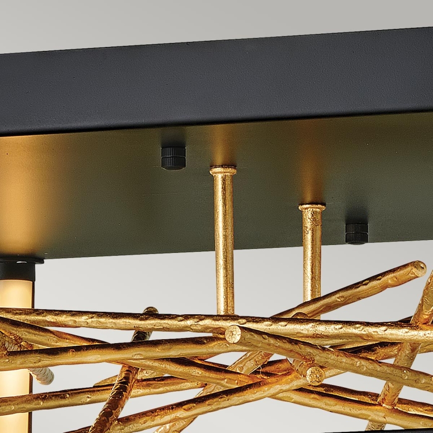 Quintiesse - Plafonnier LED STYX LED/8W/230V noir/doré