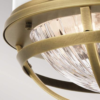 Quintiesse - Plafonnier TOLLIS 2xE27/40W/230V Ø 30,5 cm doré
