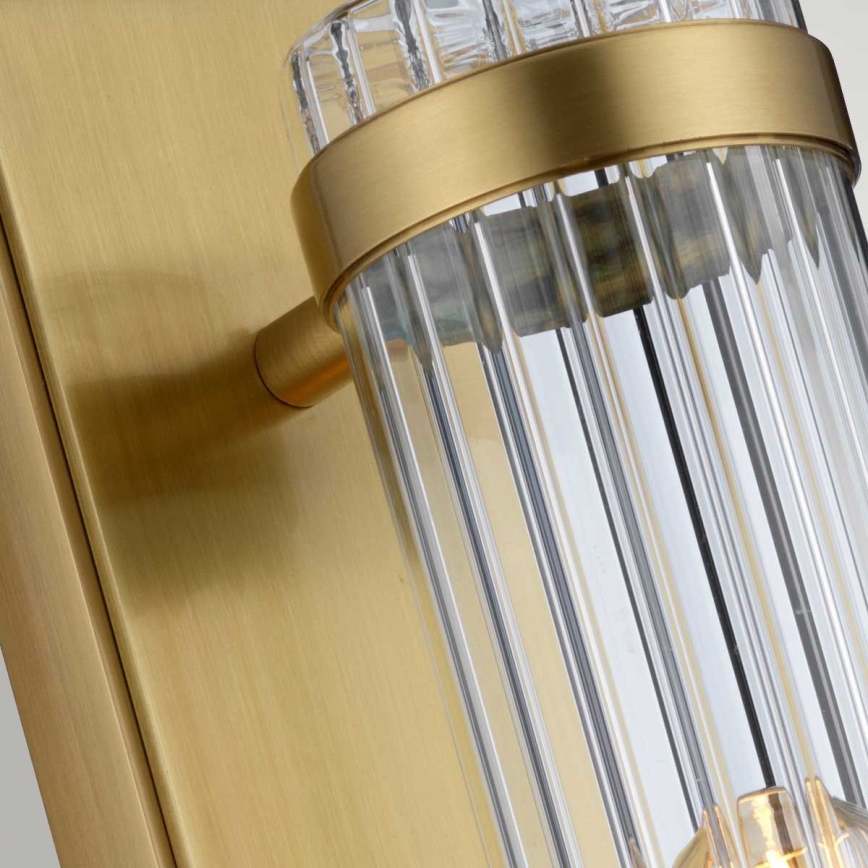 Quintiesse - WELLINGTON badkamerwandlamp 1xE27/60W/230V IP44, goud