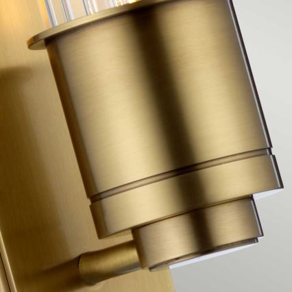 Quintiesse - WELLINGTON badkamerwandlamp 1xE27/60W/230V IP44, goud