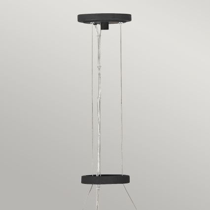 Quintiesse - Suspension sur câble WILLOW 6xE14/40W/230V diam. 61 cm doré/noir