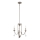 Quintiesse - Suspension sur tige KARLEE 3xE14/60W/230V Ø 45,7 cm chrome mat
