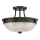Quoizel - Bevestigde hanglamp MANTLE 2xE27/60W/230V brons