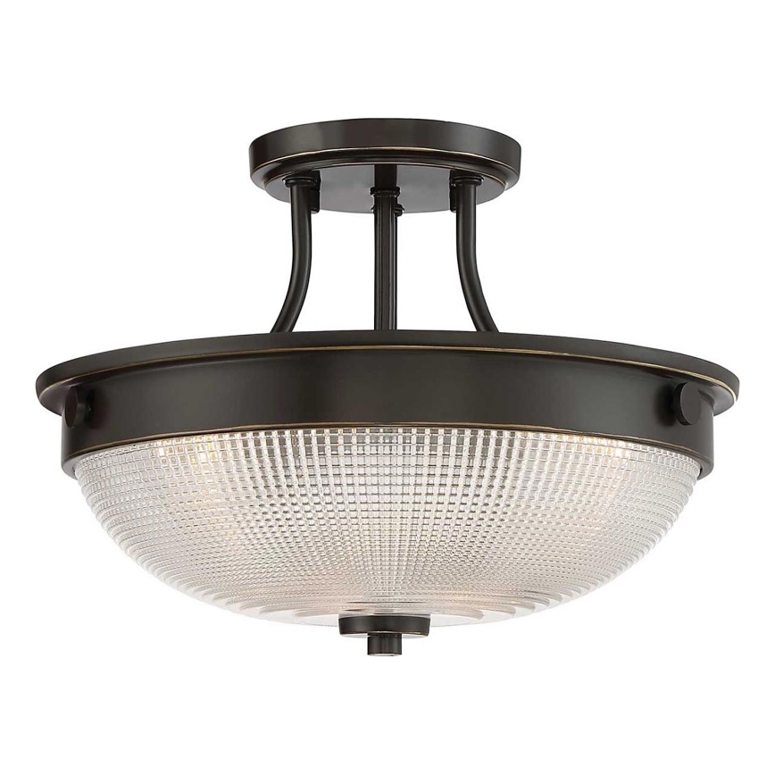 Quoizel - Plafonnier MANTLE 2xE27/60W/230V bronze
