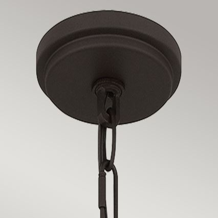 Quoizel - Lustre sur tige BRECKEN 2xE27/60W/230V noir/décor marbre
