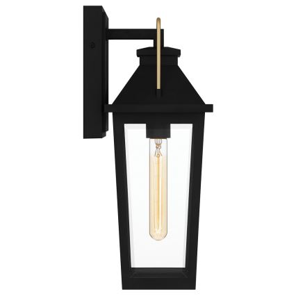 Quoizel - Wandlamp voor buiten BUCKLEY 1xE27/40W/230V IP44 zwart