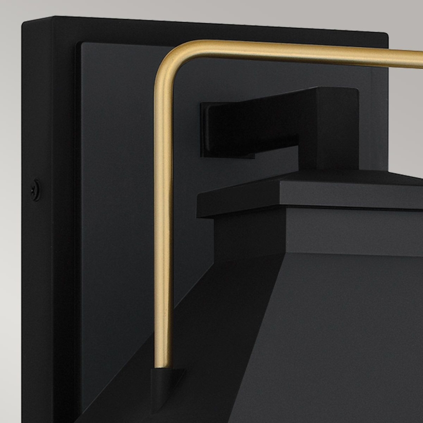Quoizel - Wandlamp voor buiten BUCKLEY 1xE27/40W/230V IP44 zwart