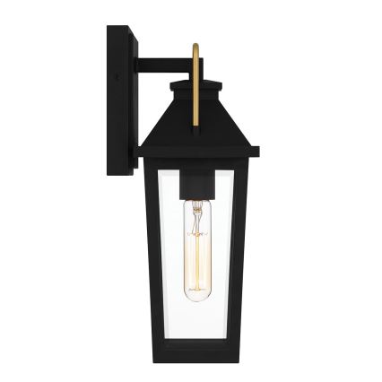 Quoizel - Buitenwandlamp BUCKLEY S 1xE27/40W/230V IP44 zwart