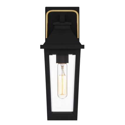 Quoizel - Wandlamp voor buiten BUCKLEY 1xE27/40W/230V IP44 zwart