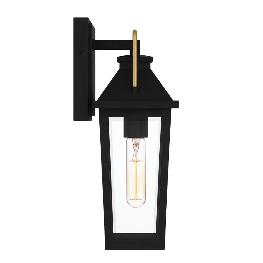 Quoizel - Wandlamp voor buiten BUCKLEY 1xE27/40W/230V IP44 zwart