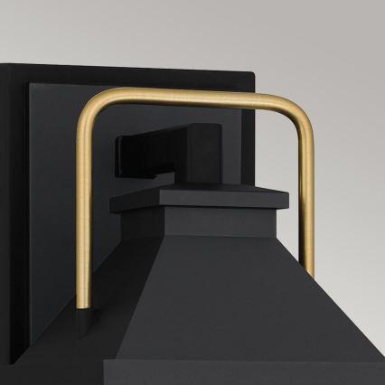 Quoizel - Wandlamp voor buiten BUCKLEY 1xE27/40W/230V IP44 zwart