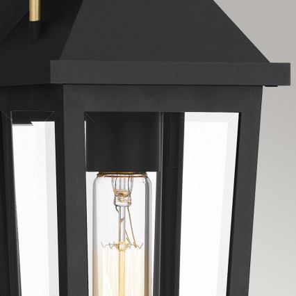 Quoizel - Wandlamp voor buiten BUCKLEY 1xE27/40W/230V IP44 zwart