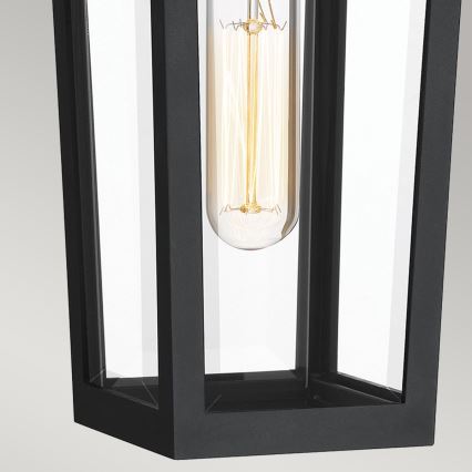 Quoizel - Wandlamp voor buiten BUCKLEY 1xE27/40W/230V IP44 zwart